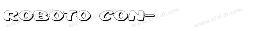 Roboto Con字体转换